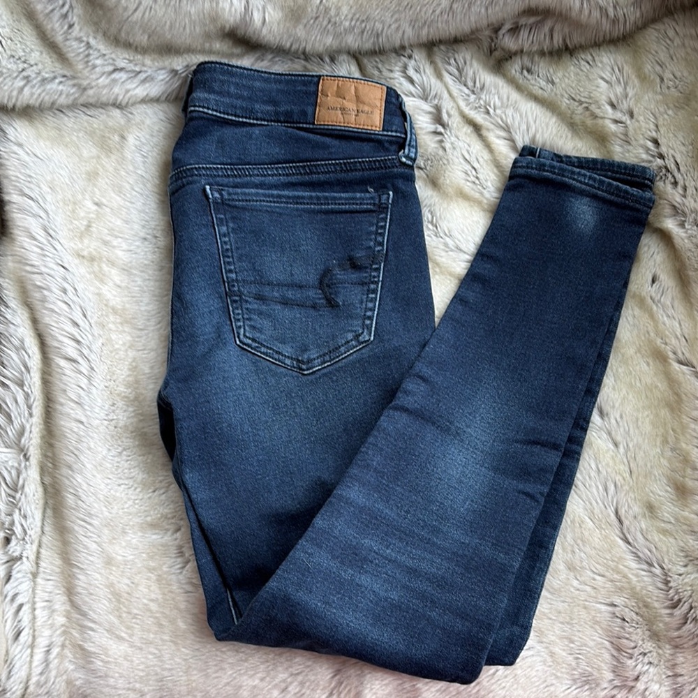 American Eagle Outfitters Blue Skinny Jeans